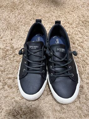 Bundle of Sperry Black Sneakers with White Soles